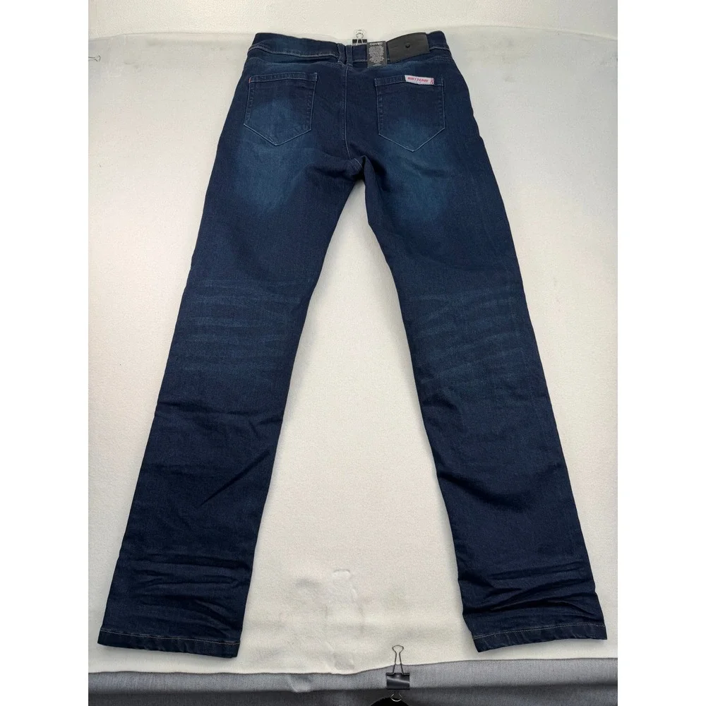 Bull-it Mens Spitfire Blue Straight AA Range Moto Jeans 34x34 Long Covec Armor